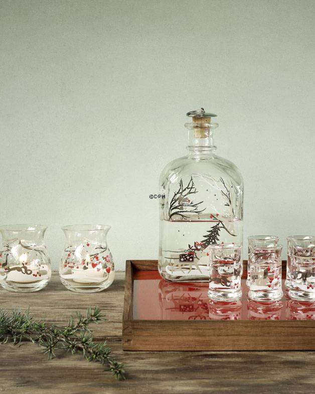 Weihnachtsflasche 2011, Kapazität 65 cl. Holmegaard Christmas