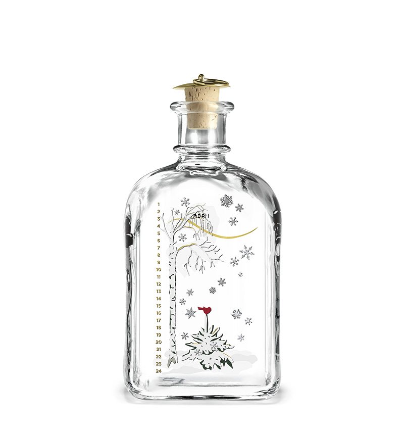 Weihnachtsflasche 2017, Kapazität 65 cl. Holmegaard Christmas