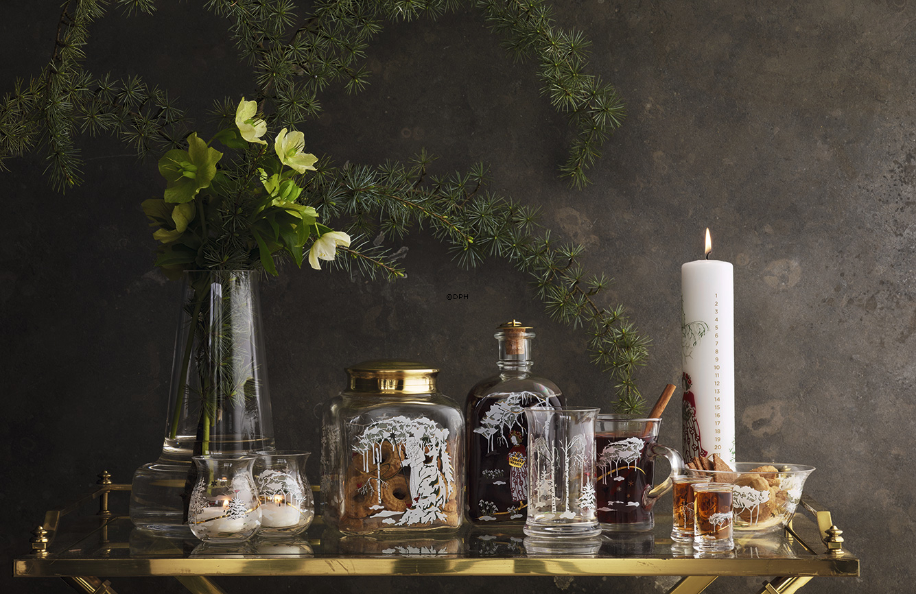 Weihnachtsflasche 2017, Kapazität 65 cl. Holmegaard Christmas