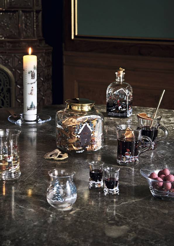 Weihnachtsflasche 2019, Kapazität 70 cl. Holmegaard Christmas