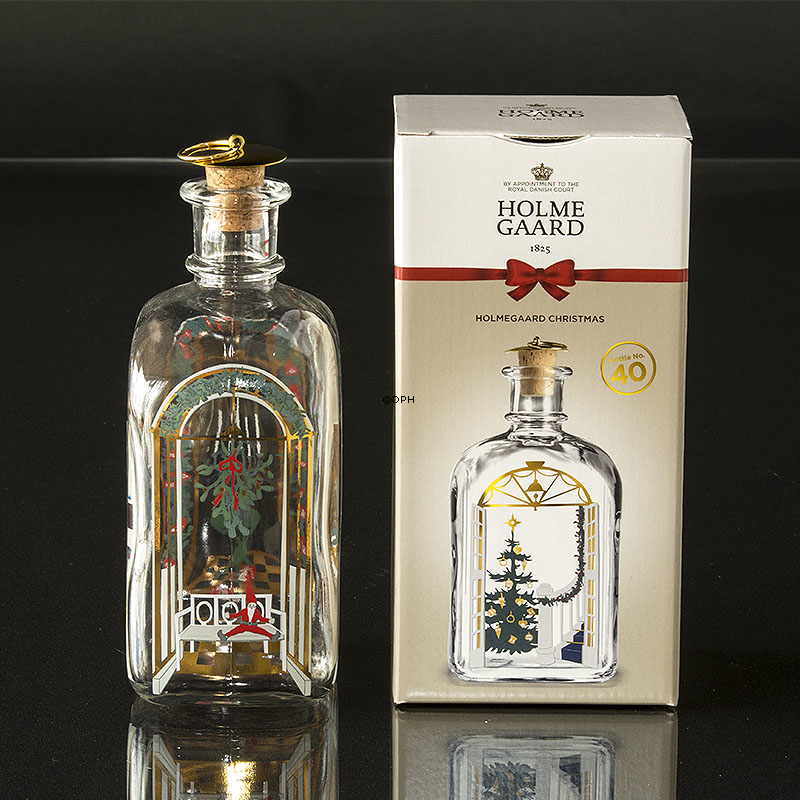 Weihnachtsflasche 2020, Kapazität 73 cl. Holmegaard Christmas