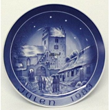 1983 Bareuther & Co. Weihnachtskirchenteller, Udby Kirche
