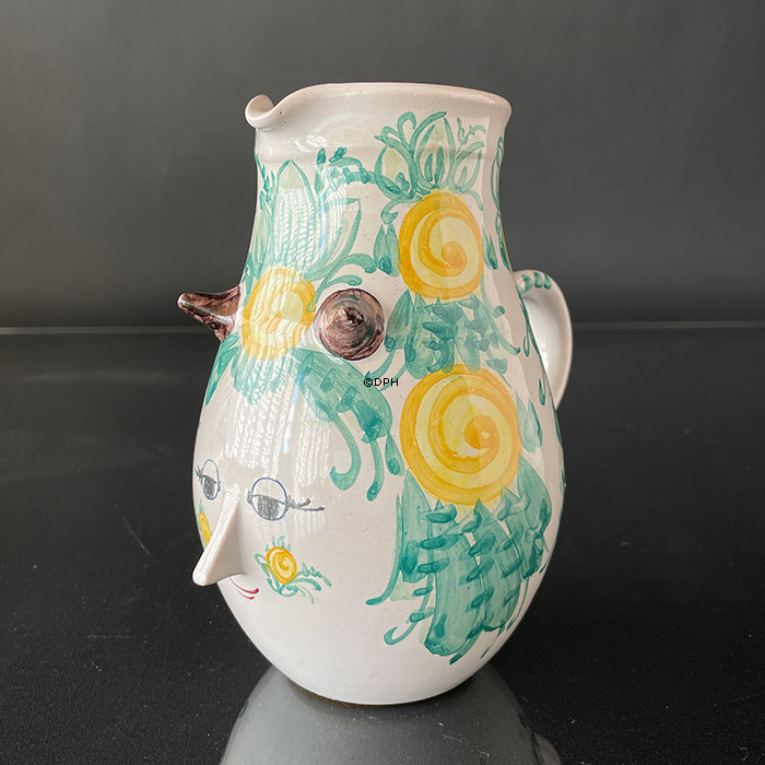 Wiinblad Krug, handbemalt,  mehrfarbig