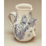 Wiinblad Krug, handbemalt, blau / weiß oder mehrfarbig