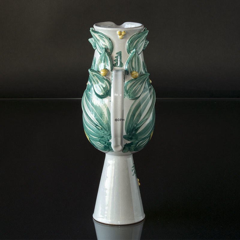 Wiinblad Krug, handbemalt, blau / weiß oder mehrfarbig