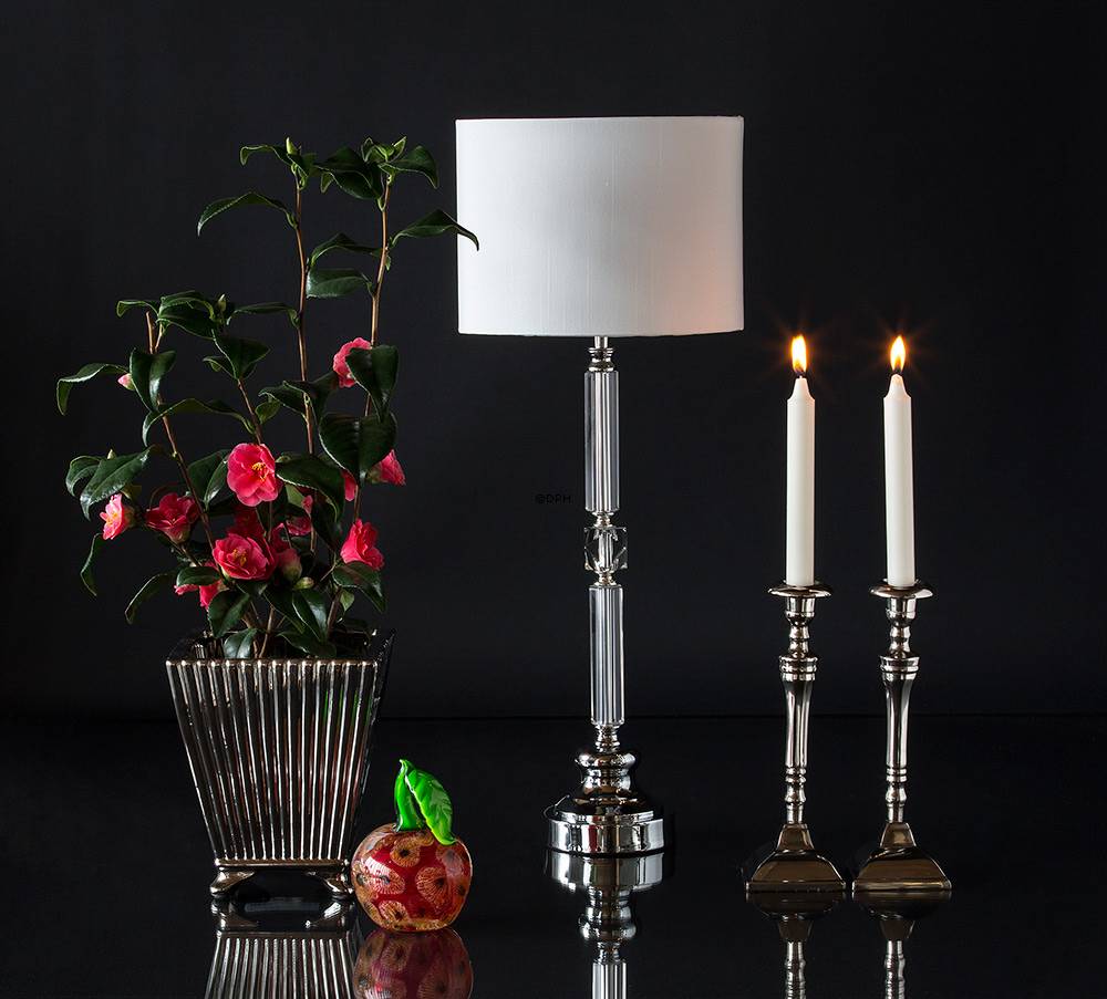 Leuchter in Nickel/silver