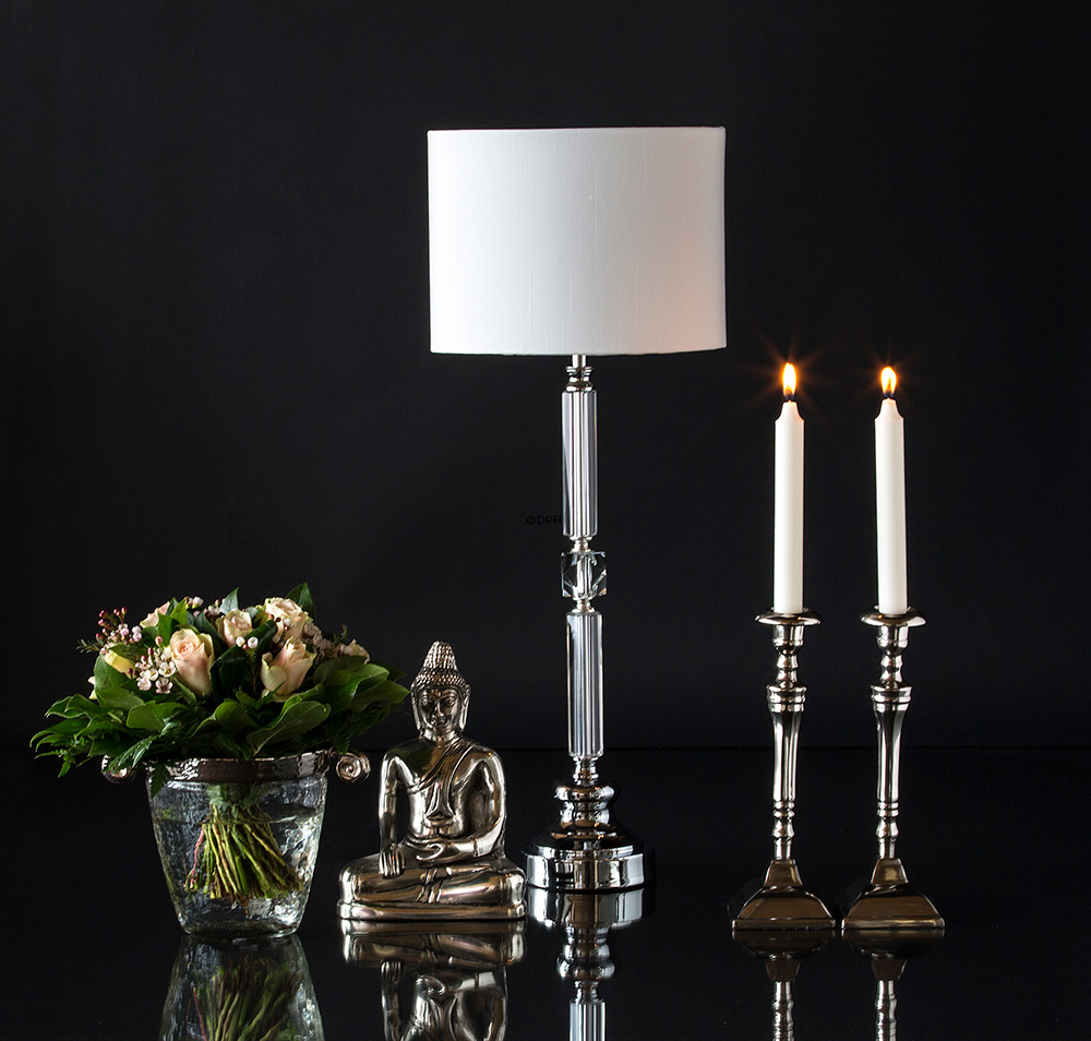 Leuchter in Nickel/silver