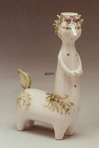 Wiinblad Zentaur, handbemalt, blau / weiß oder mehrfarbig