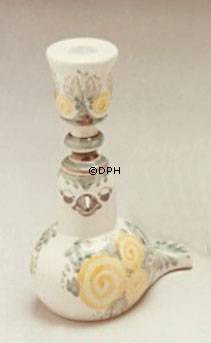 Wiinblad Kerzenvogel, handbemalt, blau / weiß oder mehrfarbig