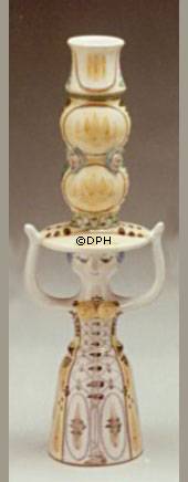 Wiinblad Kerzenhalter, Hutfrau, handbemalt, blau / weiß oder mehrfarbig