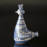 Wiinblad Kerzenständer, Kerzenständer, handbemalt, blau