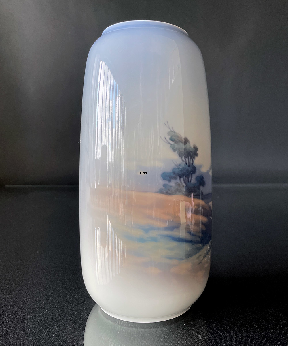 Lyngby-Vase mit Landschaft "Strand und Dünen" Nr. 130-3-94