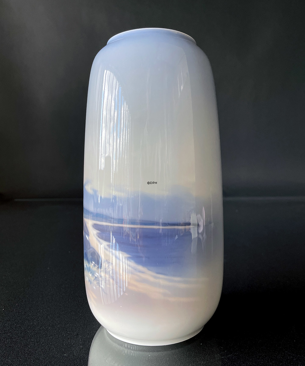 Lyngby-Vase mit Landschaft "Strand und Dünen" Nr. 130-3-94