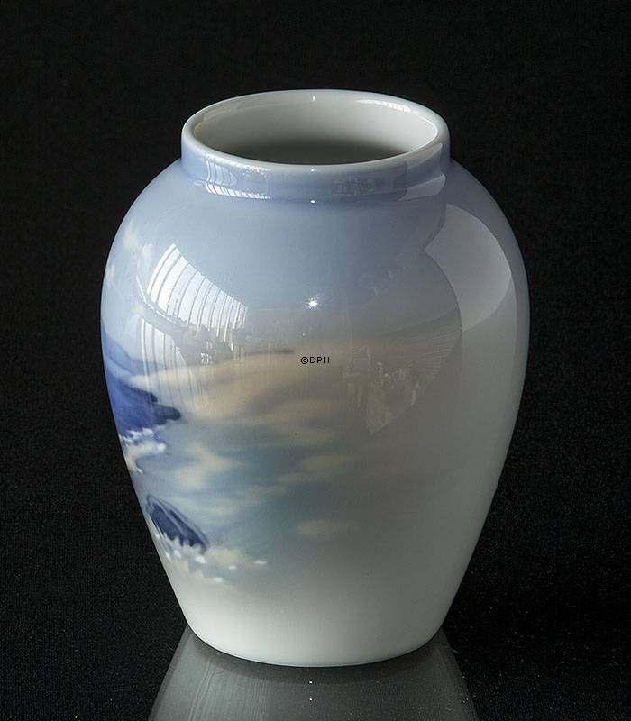 Lyngby Vase mit Strand Nr. 74-1-79