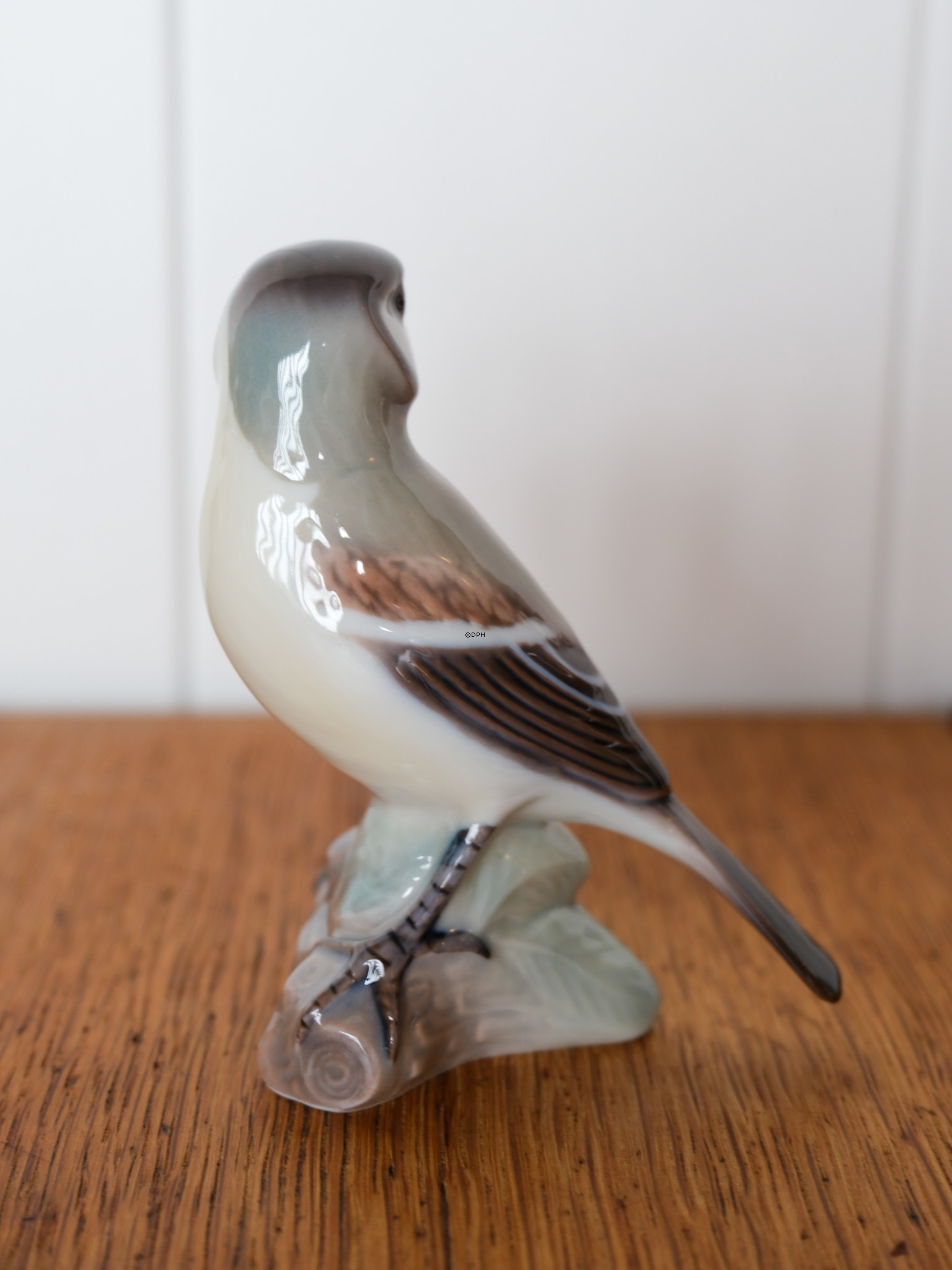 Vogel, Blaumeise, Lyngby Porzellan Nr. 76