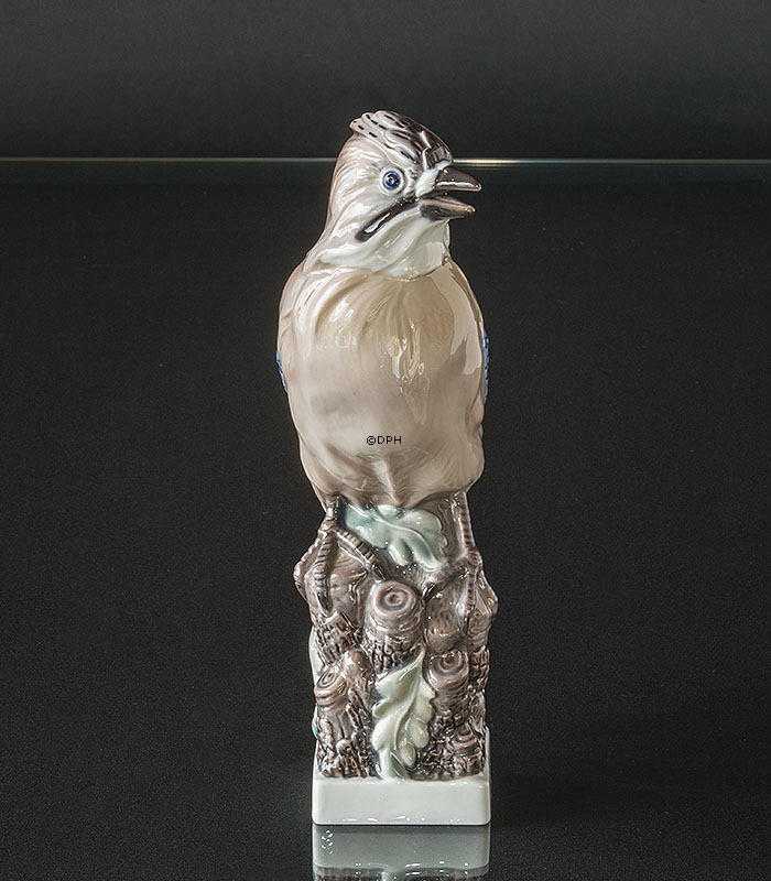 Vogel, Eichelhäher, Lyngby Porzellan Nr. 83