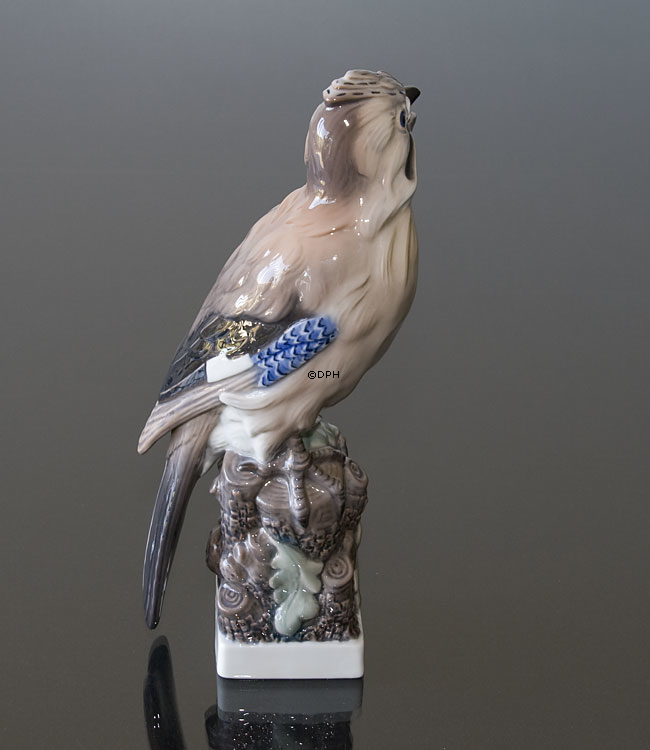 Vogel, Eichelhäher, Lyngby Porzellan Nr. 83