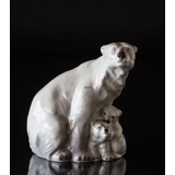Eisbär mit Jungen Lyngby Figur nr. 90