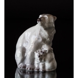 Eisbär mit Jungen Lyngby Figur nr. 90