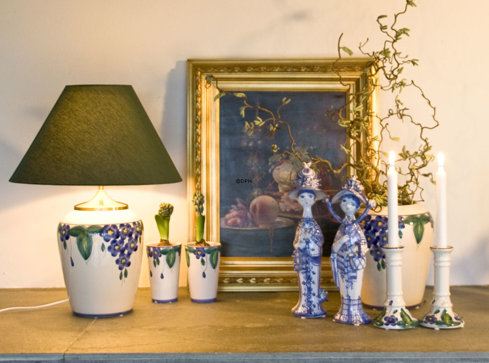 Wiinblad Saisonfigur, Frühling, Blau / Weiß, Höhe 30 cm