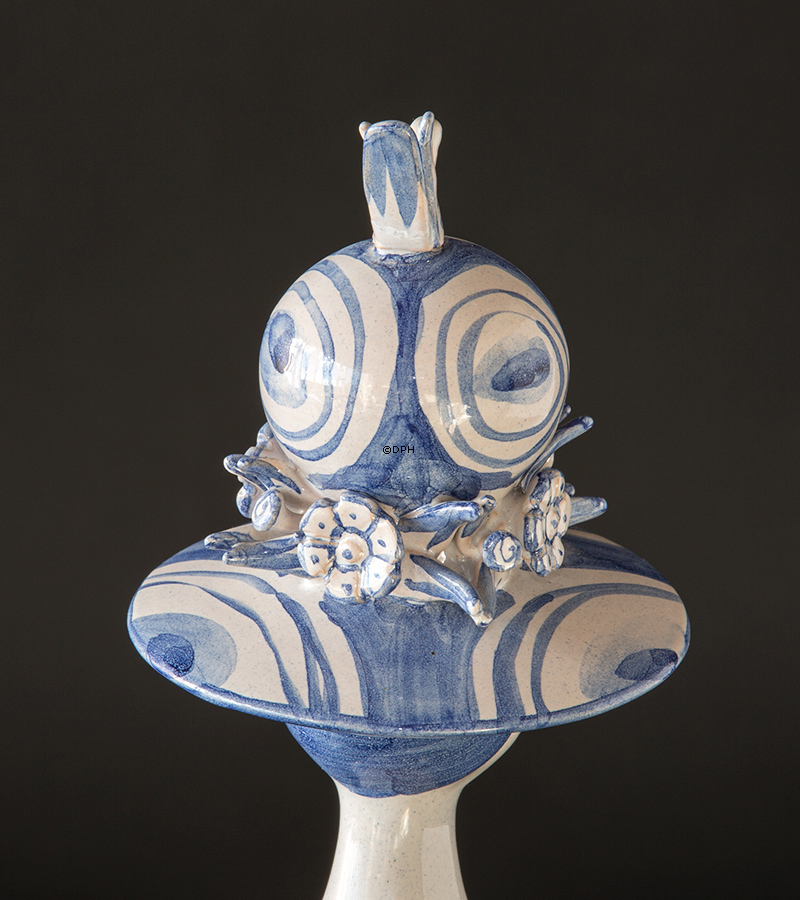 Wiinblad Saisonfigur, Frühling, Blau / Weiß, Höhe 30 cm