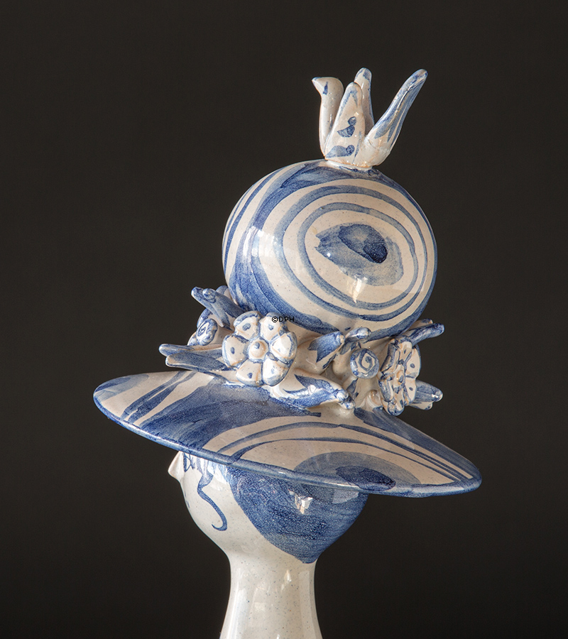 Wiinblad Saisonfigur, Frühling, Blau / Weiß, Höhe 30 cm