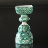 Wiinblad Eierkorbfrau, handbemalt, Blau / Weiß oder mehrfarbig