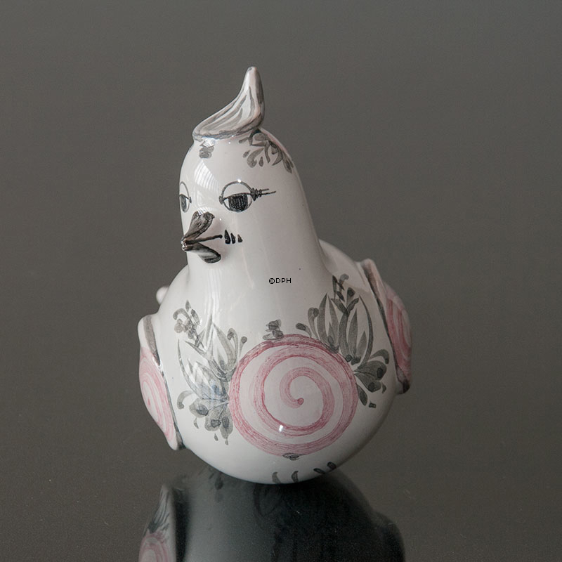 Wiinblad Fliegender Vogel, handbemalt, Blau / Weiß oder mehrfarbig