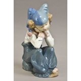 Clown denkt über sein Leben