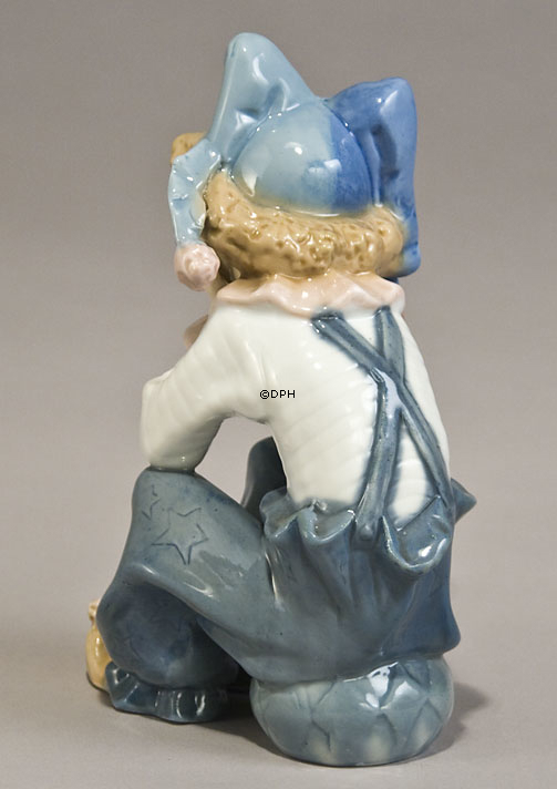 Clown denkt über sein Leben