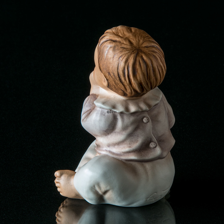 Goebel Hummel Nina und Marco Baby saugt seinen Daumen