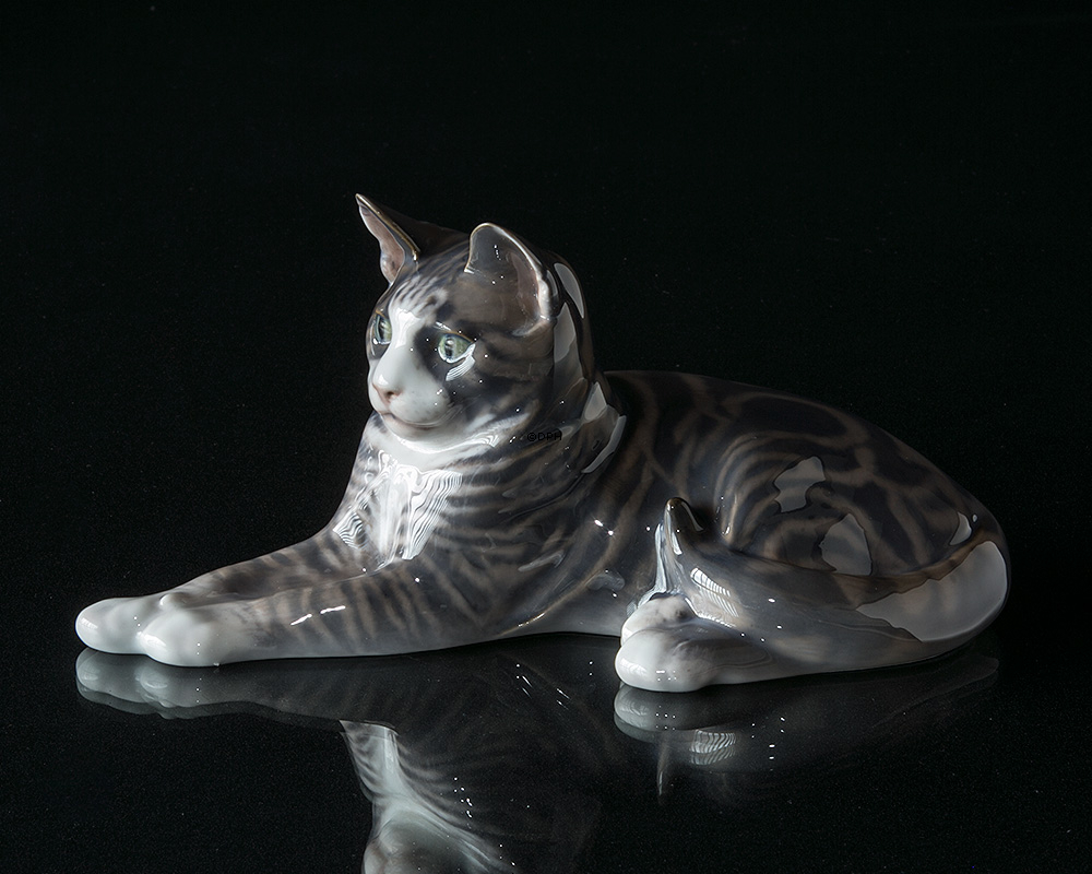 Katze, Royal Copenhagen Figur Nr. 1025-332