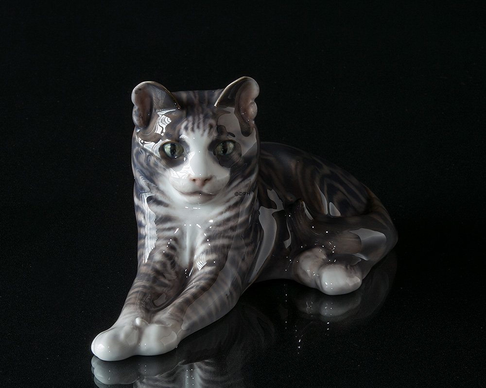Katze, Royal Copenhagen Figur Nr. 1025-332
