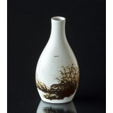 Diana Fayencevase mit Kaninchen, Royal Copenhagen Nr. 1045-5142