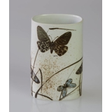 Diana Fayencevase von Nils Thorssen mit Schmetterlingen, Royal Copenhagen Nr. 1061-5331