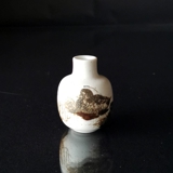 Fayence vase mit Eiderenten von Nils Thorssen, Royal Copenhagen Nr. 1068-5375