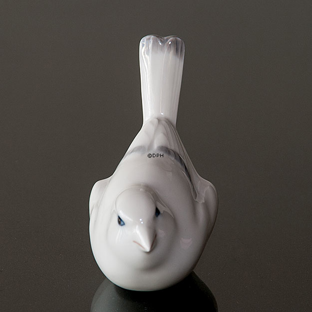 Sperling, Royal Copenhagen Vogelfigur Nr. 1081  Weiß