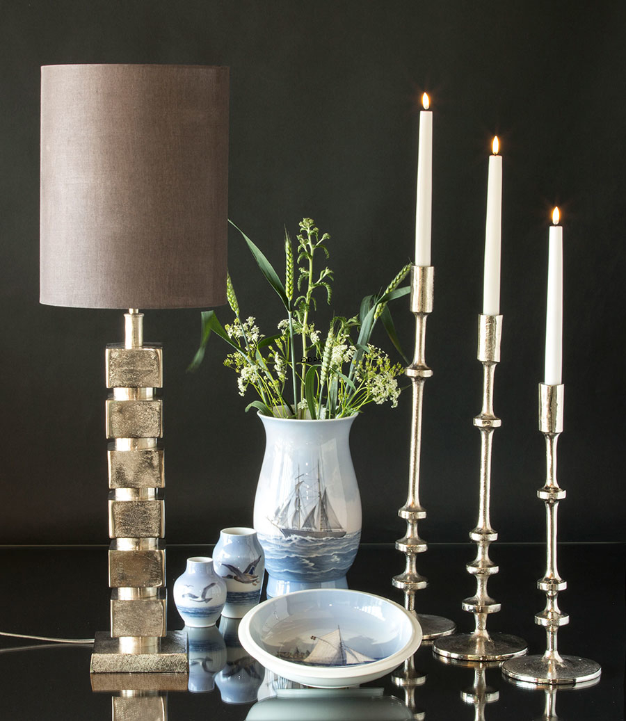 Vase mit fliegender Ente über den Wellen, Royal Copenhagen Nr. 1087-88-6