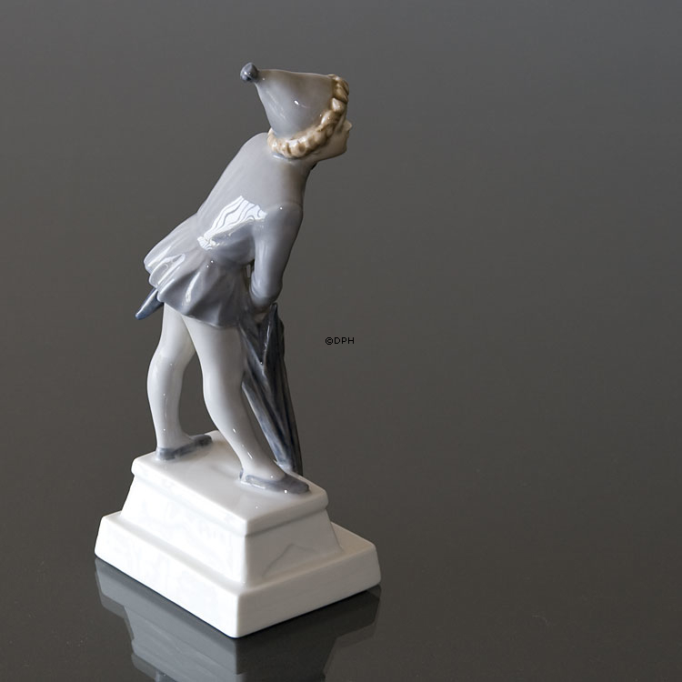 Der Sandmann, Junge mit Regenschirm, Royal Copenhagen Figur Nr. 1129