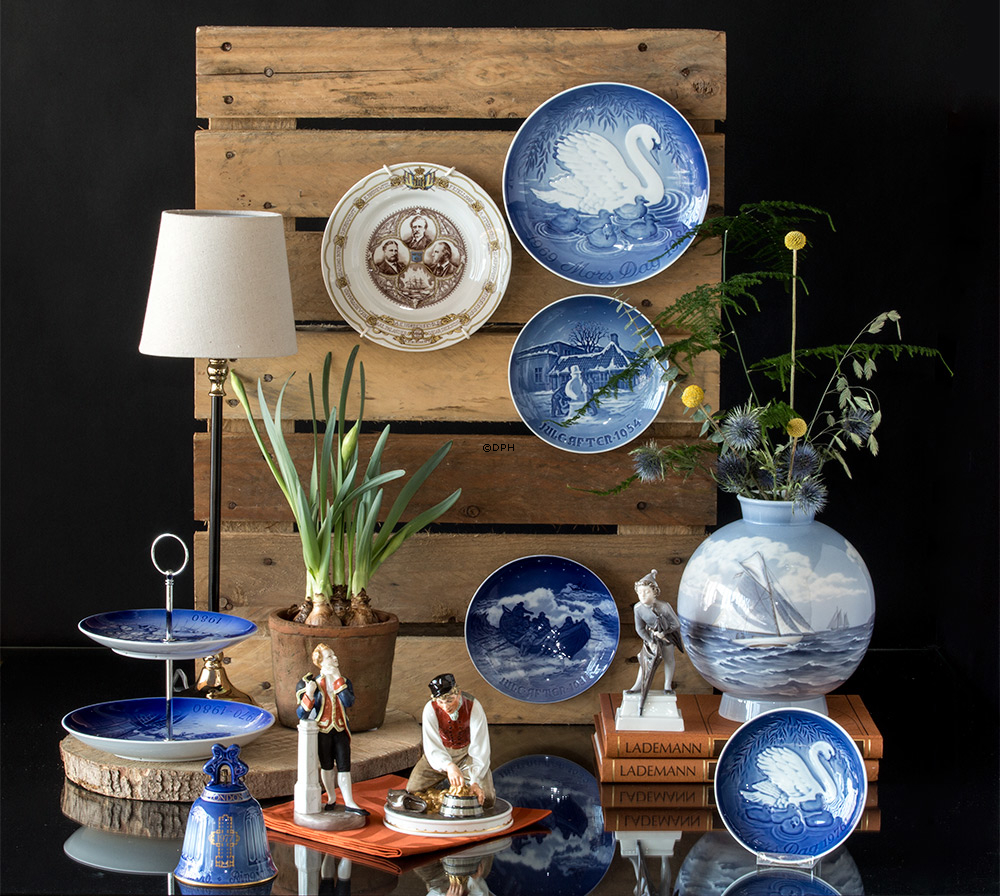 Der Sandmann, Junge mit Regenschirm, Royal Copenhagen Figur Nr. 1129