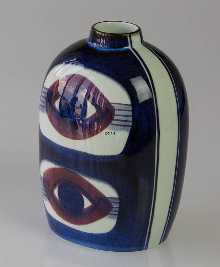 Fayencevase von Inge Lise Koefoed, Royal Copenhagen Nr. 1138-658