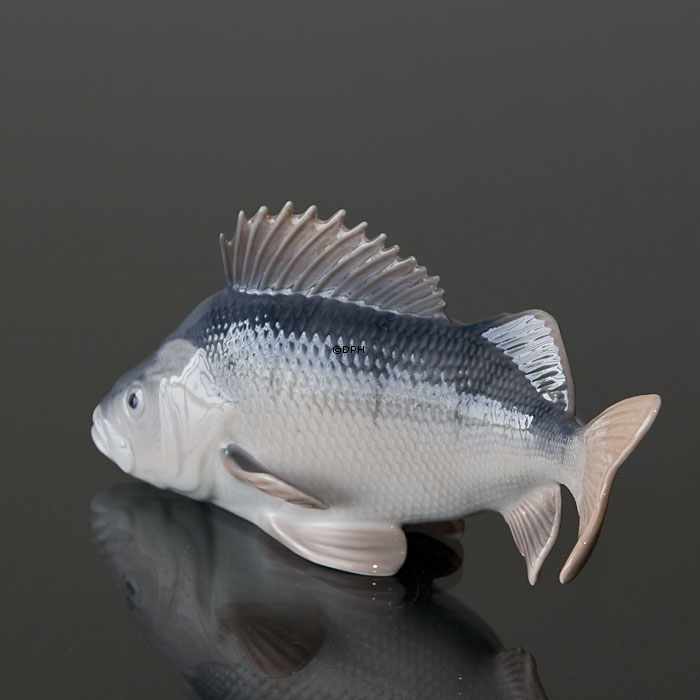 Barsch für den begeisterten Angler, Royal Copenhagen Fischfigur Nr. 1138
