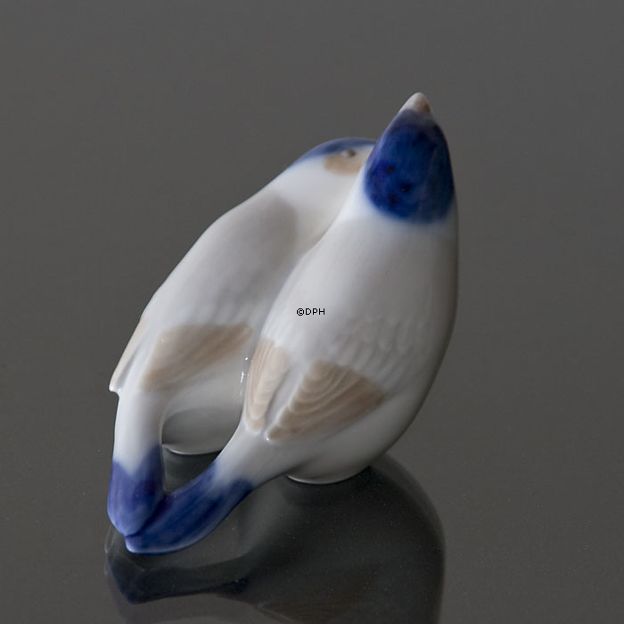 Zwei Finken liebevoll und nah, Royal Copenhagen Vogelfigur Nr. 090 oder 1189