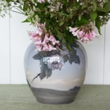 Vase mit Wildrose, Royal Copenhagen Nr. 1225-35-A