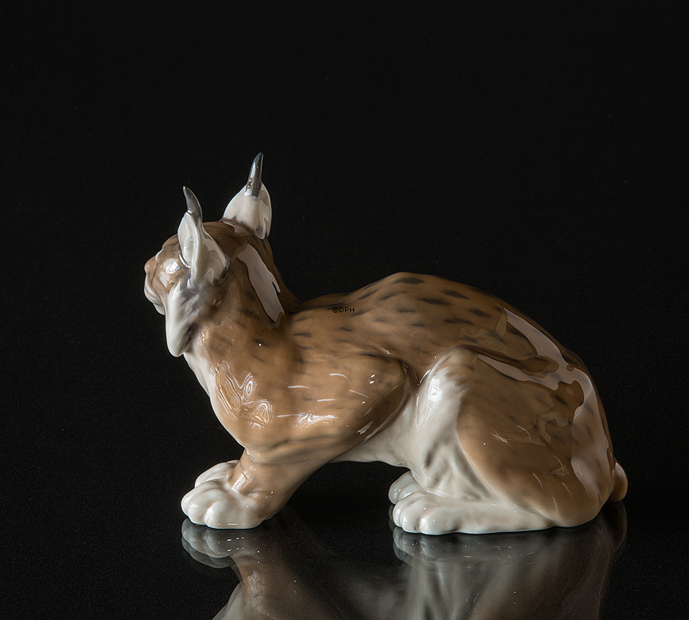 Luchs, Royal Copenhagen Figur Nr. 1329