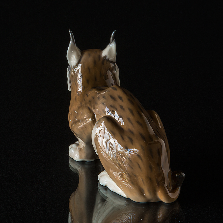Luchs, Royal Copenhagen Figur Nr. 1329