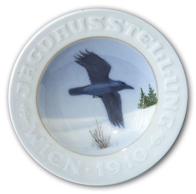 Schale mit fliegendem Vogel, Royal Copenhagen Nr. 1412-1152