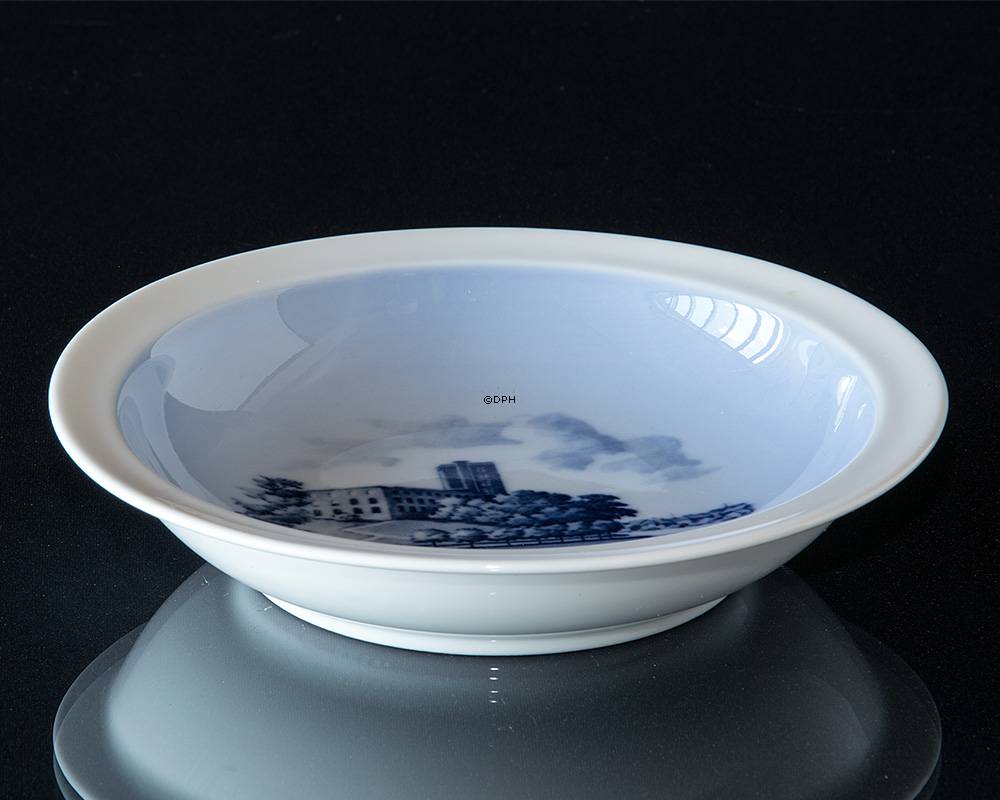 Schale mit Koldinghusm Blau Zeichnung, Royal Copenhagen Nr. 1412