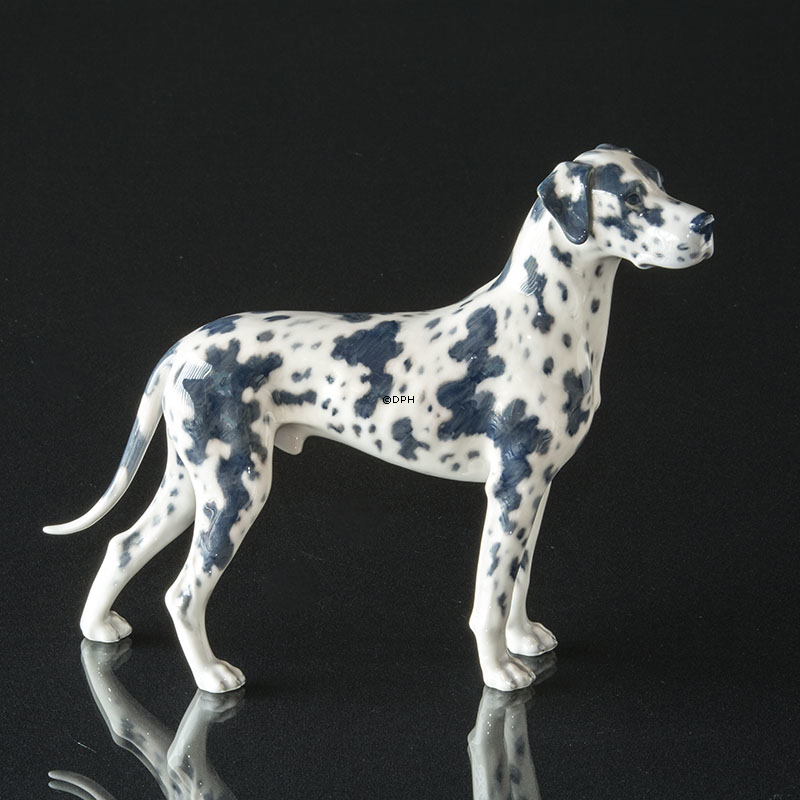 Deutsche Dogge mit Flecken, Royal Copenhagen Hundefigur Nr.1452-3650