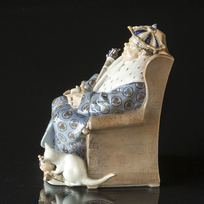 Der König, Royal Copenhagen Figur Nr. 1478 (1913) Repariert